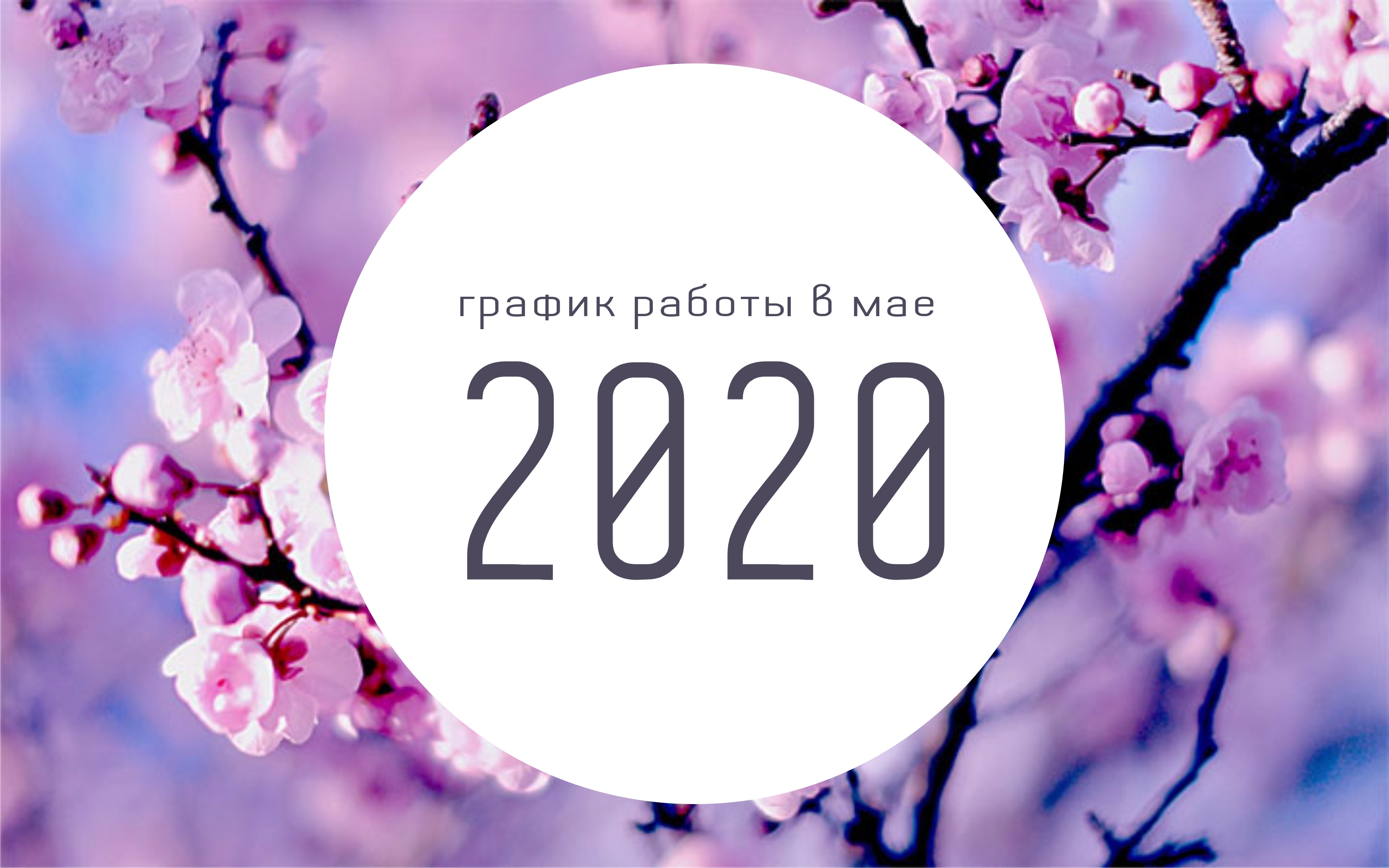 График работы в мае 2020 - Компания Бумбарам